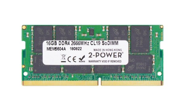 16GB DDR4 2666MHz CL19 SoDIMM