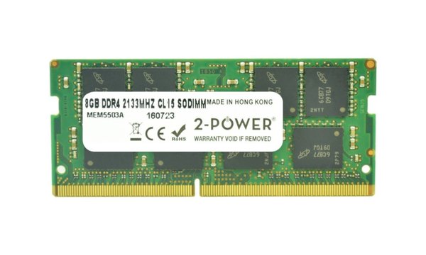 17-x128ng 8GB DDR4 2133MHz CL15 SoDIMM