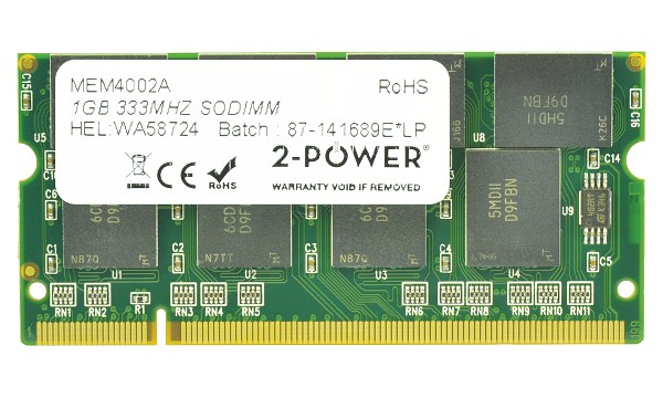 Satellite M40-S4111TD 1GB PC2700 333MHz SODIMM